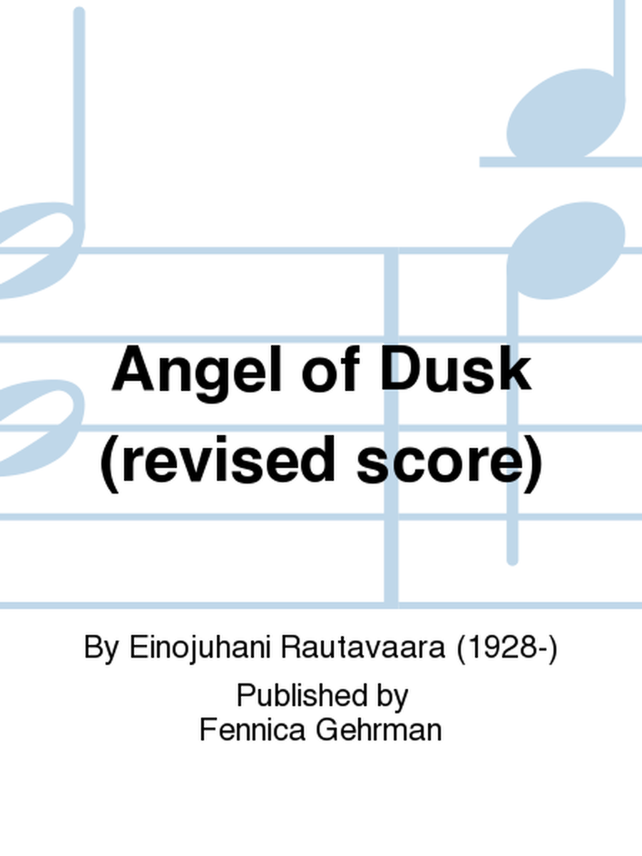 Angel of Dusk (revised score)