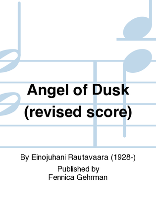 Book cover for Angel of Dusk (revised score)