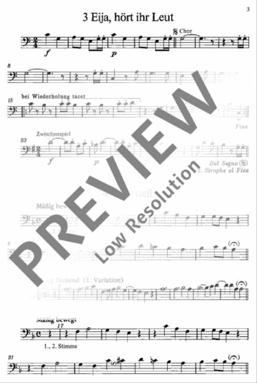 Mit freudigem Schall Choir scores gallery preview page 4