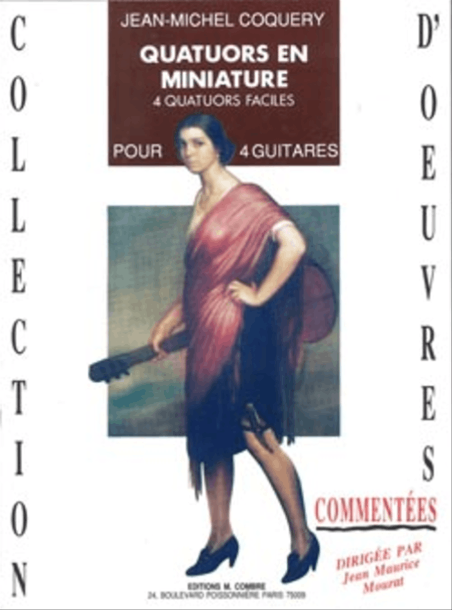 Quatuors en miniature Guitar Ensemble scores gallery preview page 1