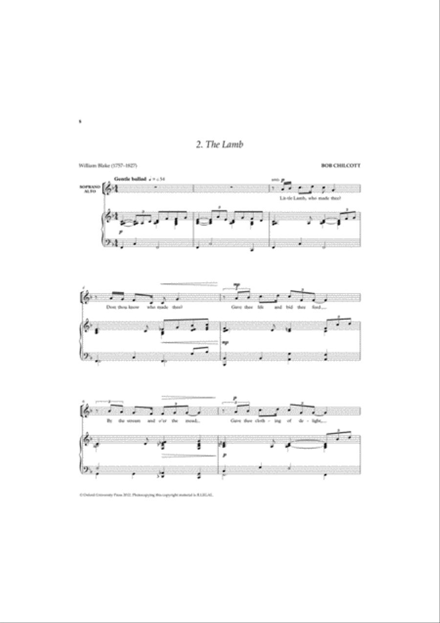 Jazz Songs of Innocence SSA scores gallery preview page 4