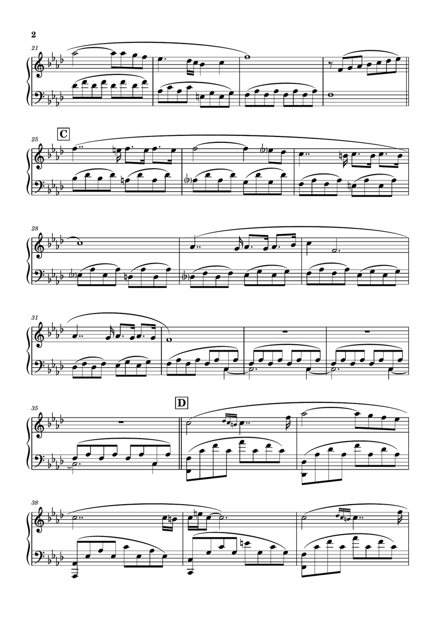Charlotte's Daydream Charlotte's Daydream Piano Solo scores gallery preview page 2