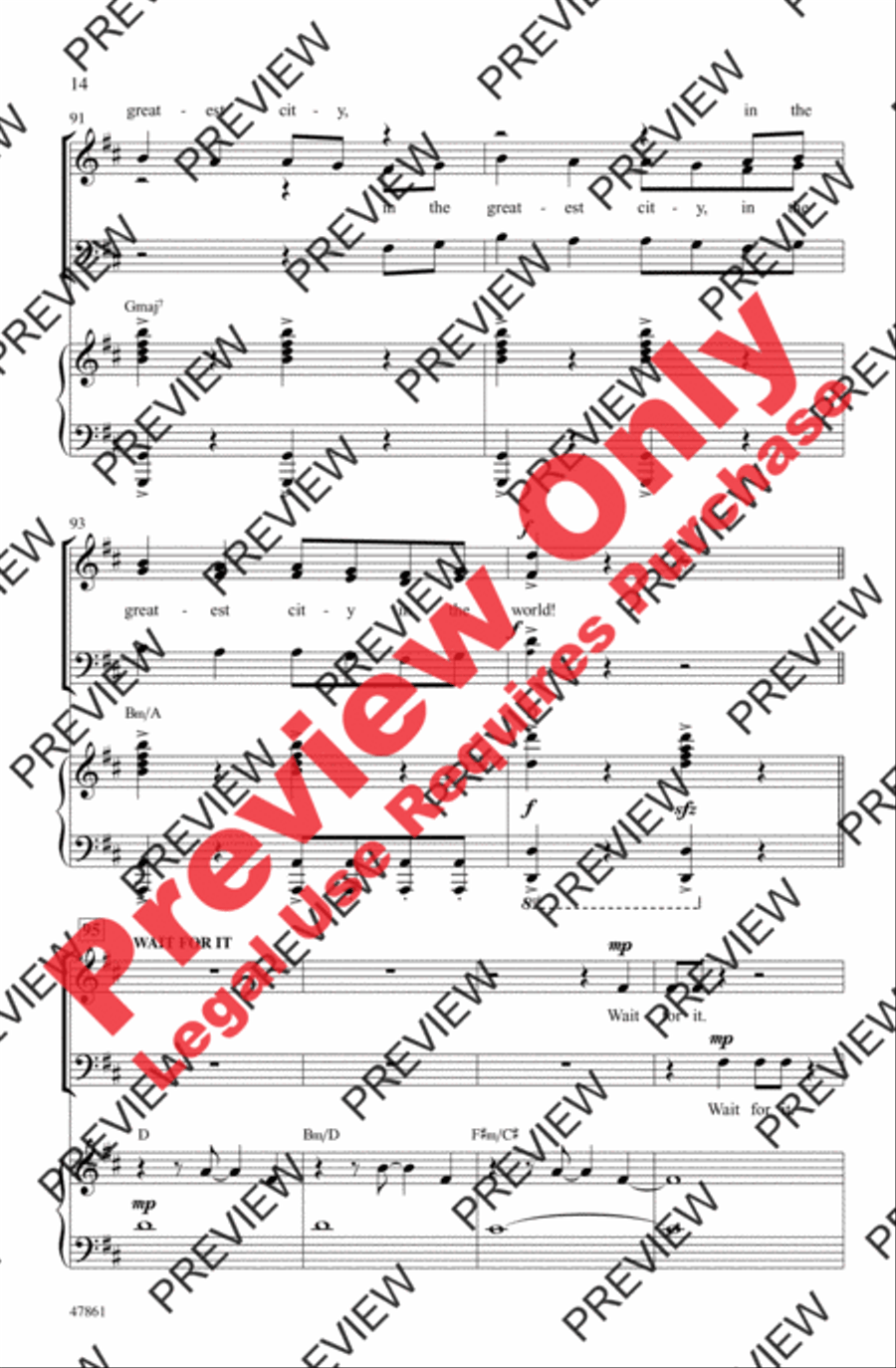 Hamilton Highlights 3-Part scores gallery preview page 14