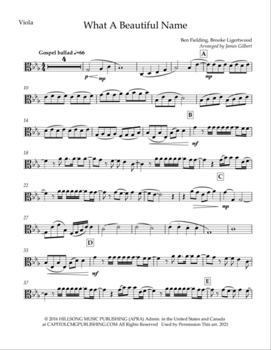 What A Beautiful Name Full Orchestra scores gallery preview page 2