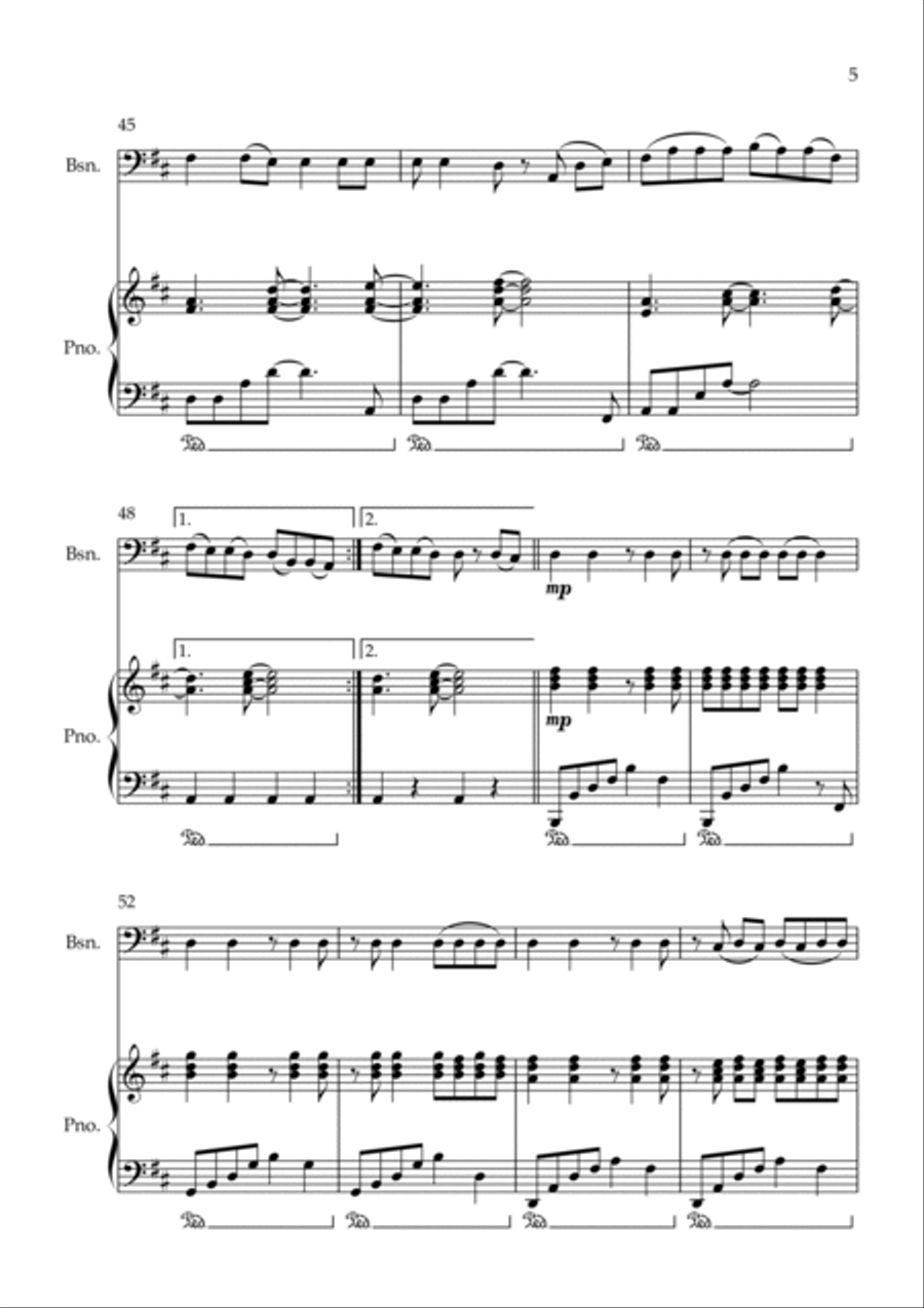 Shivers Bassoon scores gallery preview page 5