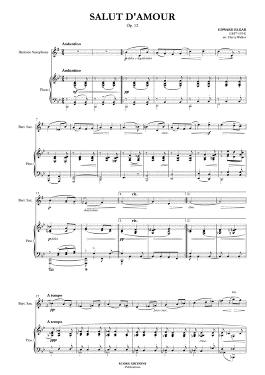 Salut D' Amour (for Baritone Saxophone and Piano)
