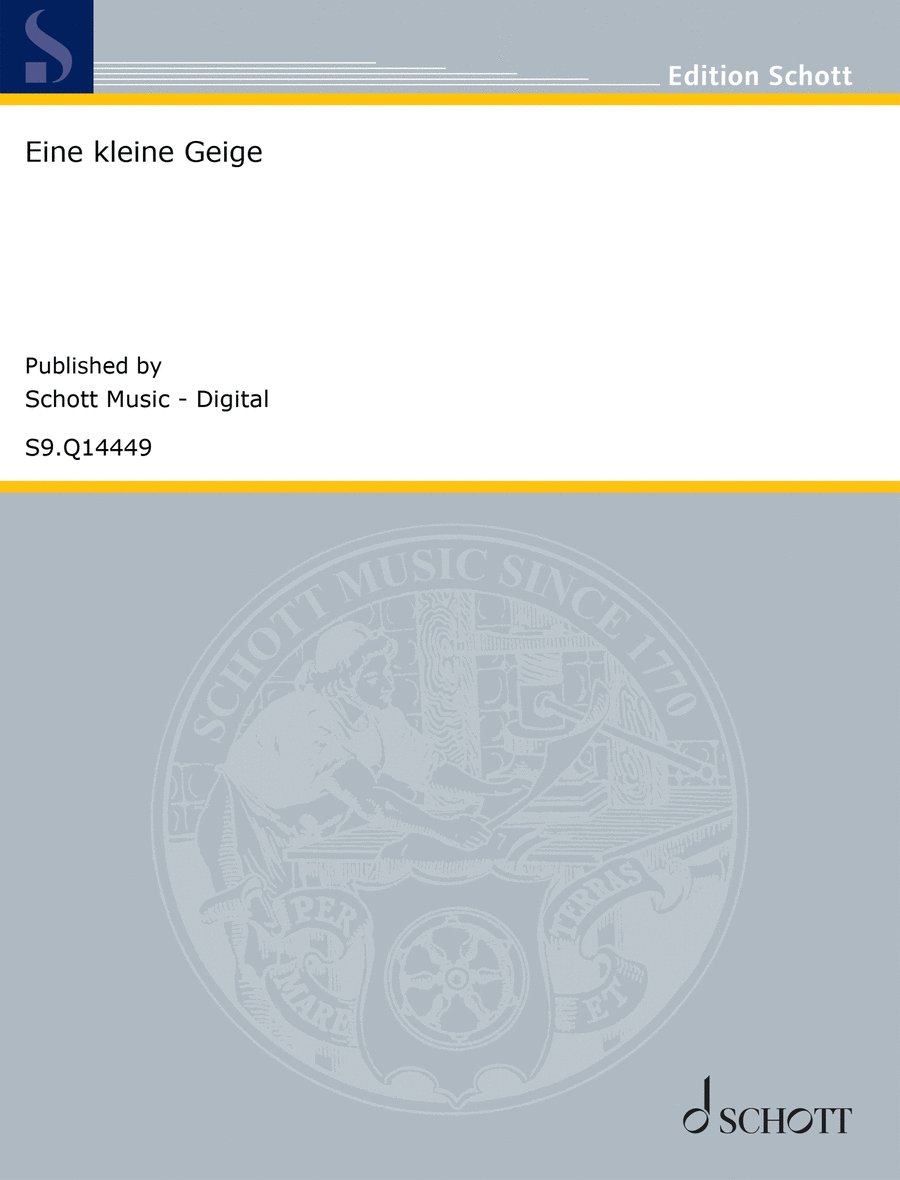 Eine kleine Geige Piano, Vocal, Guitar scores gallery preview page 1