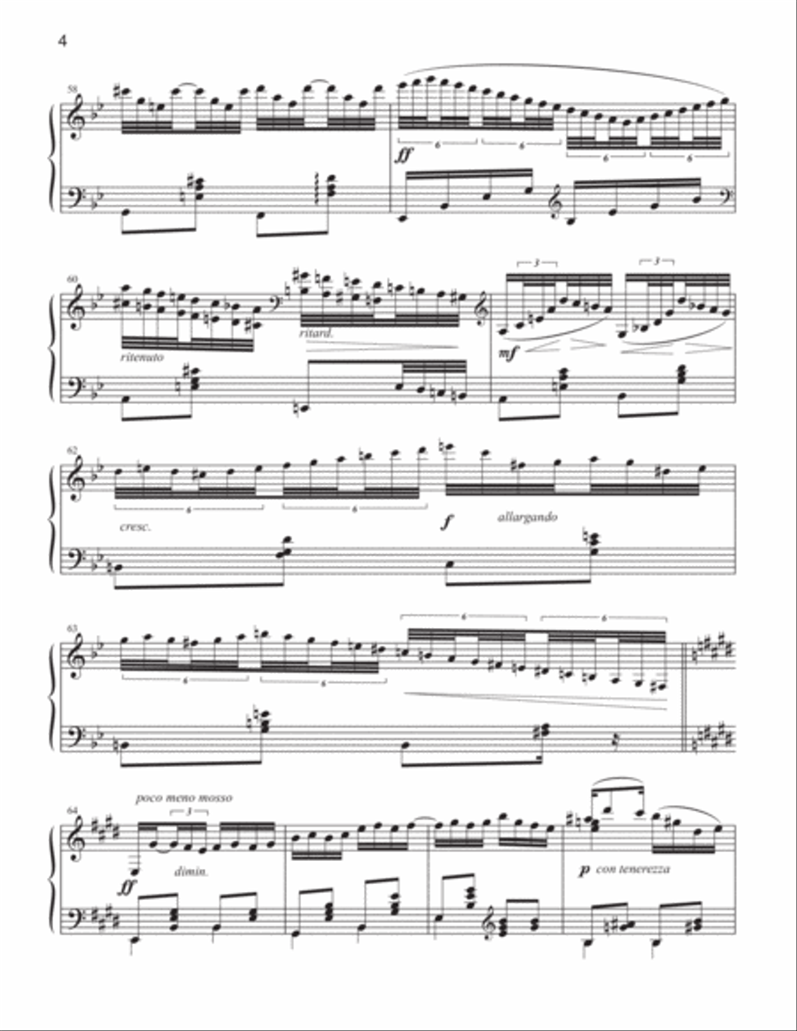 Two Romanzas for Solo Piano Piano Solo scores gallery preview page 6