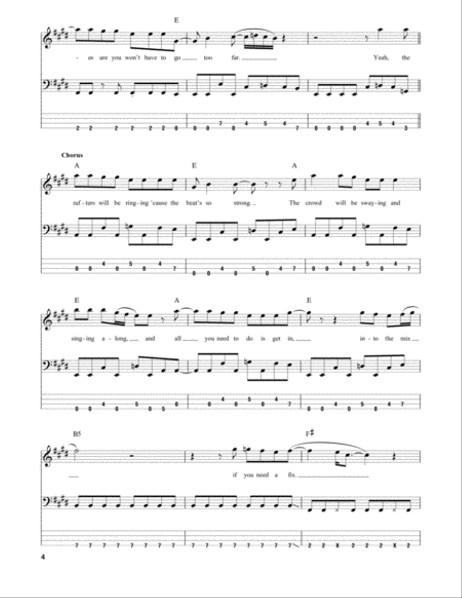 Rock And Roll Never Forgets Guitar Tablature scores gallery preview page 4