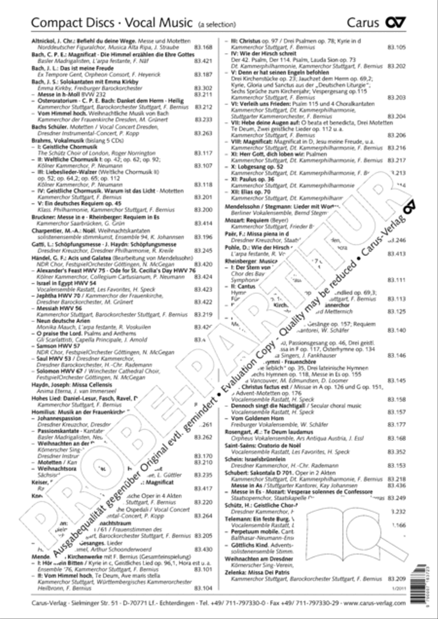 Ostersonntag 4-Part scores gallery preview page 17