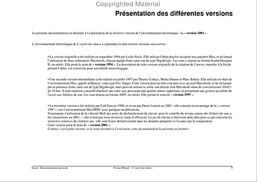 L'Esprit Des Dunes Electronic Media scores gallery preview page 7