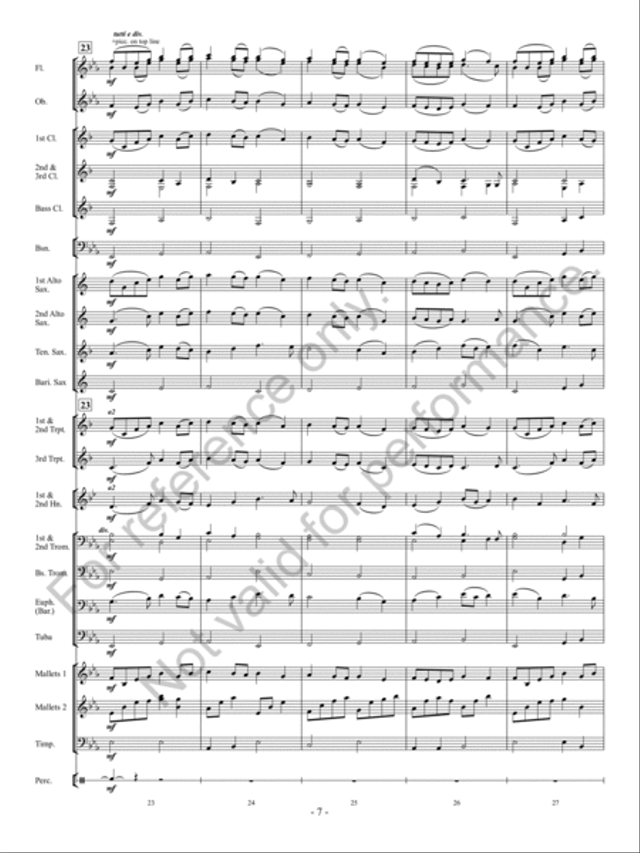 The Meeting Place Concert Band scores gallery preview page 8