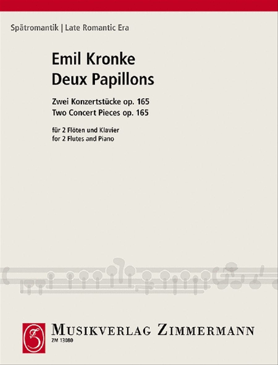 Deux Papillons Flute Duet scores gallery preview page 1