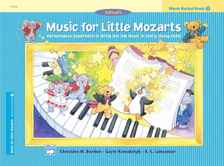 Book cover for Music for Little Mozarts Recital Book, Book 3