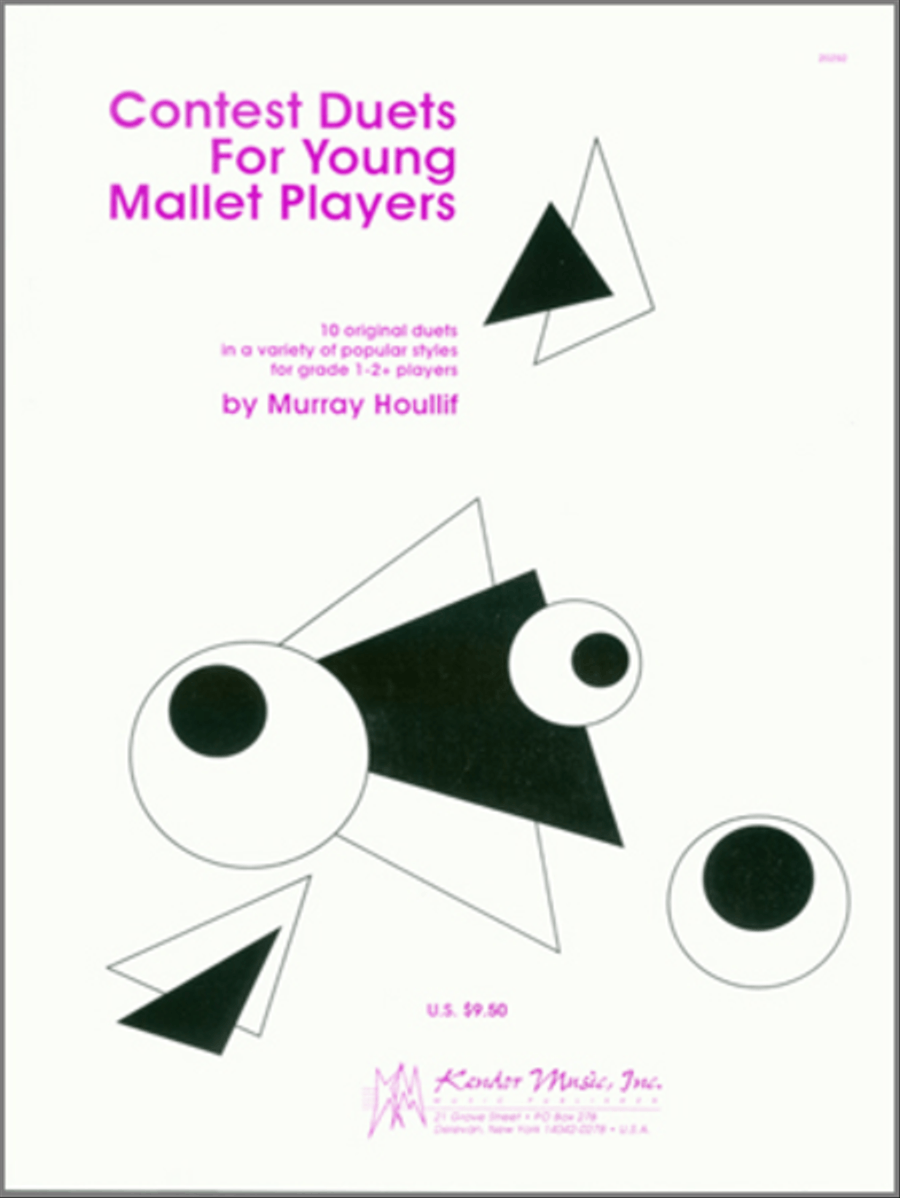 Contest Duets For Young Mallet Players by Murray Houllif Percussion - Sheet Music
