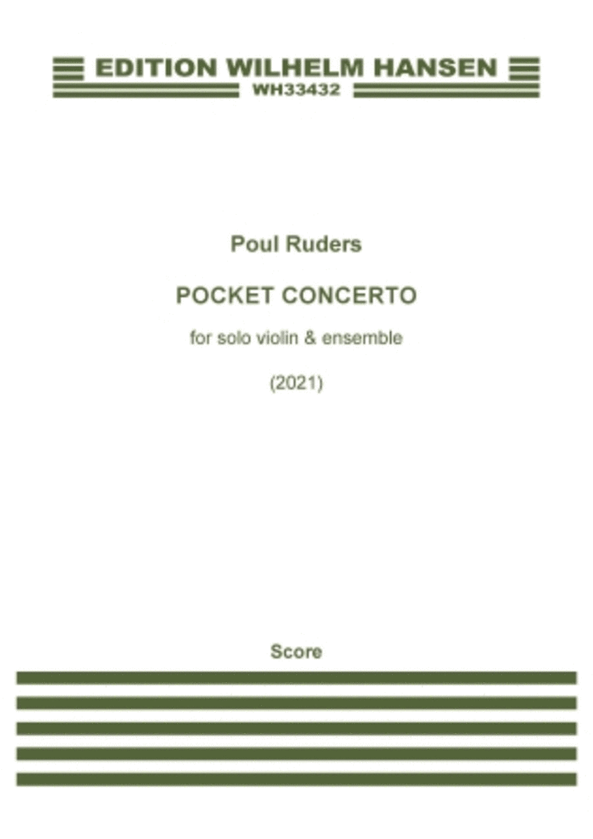 Pocket Concerto For Solo Violin And Ensemble