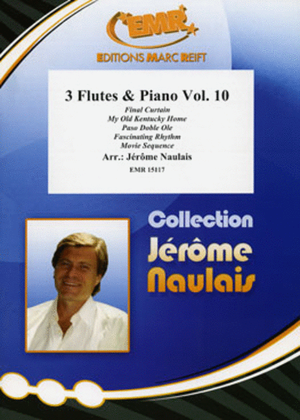 Book cover for 3 Flutes & Piano Vol. 10