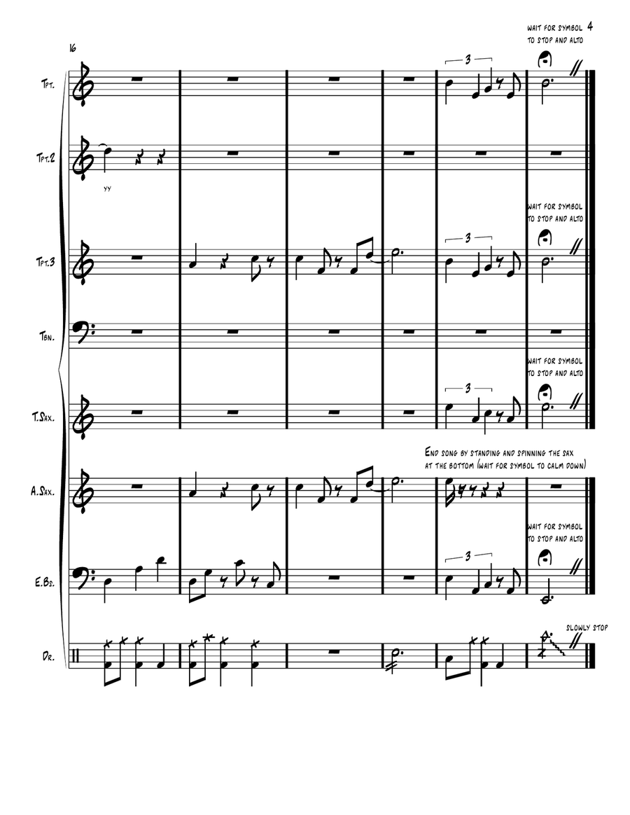 Not quite jazzy enough Jazz Ensemble scores gallery preview page 4