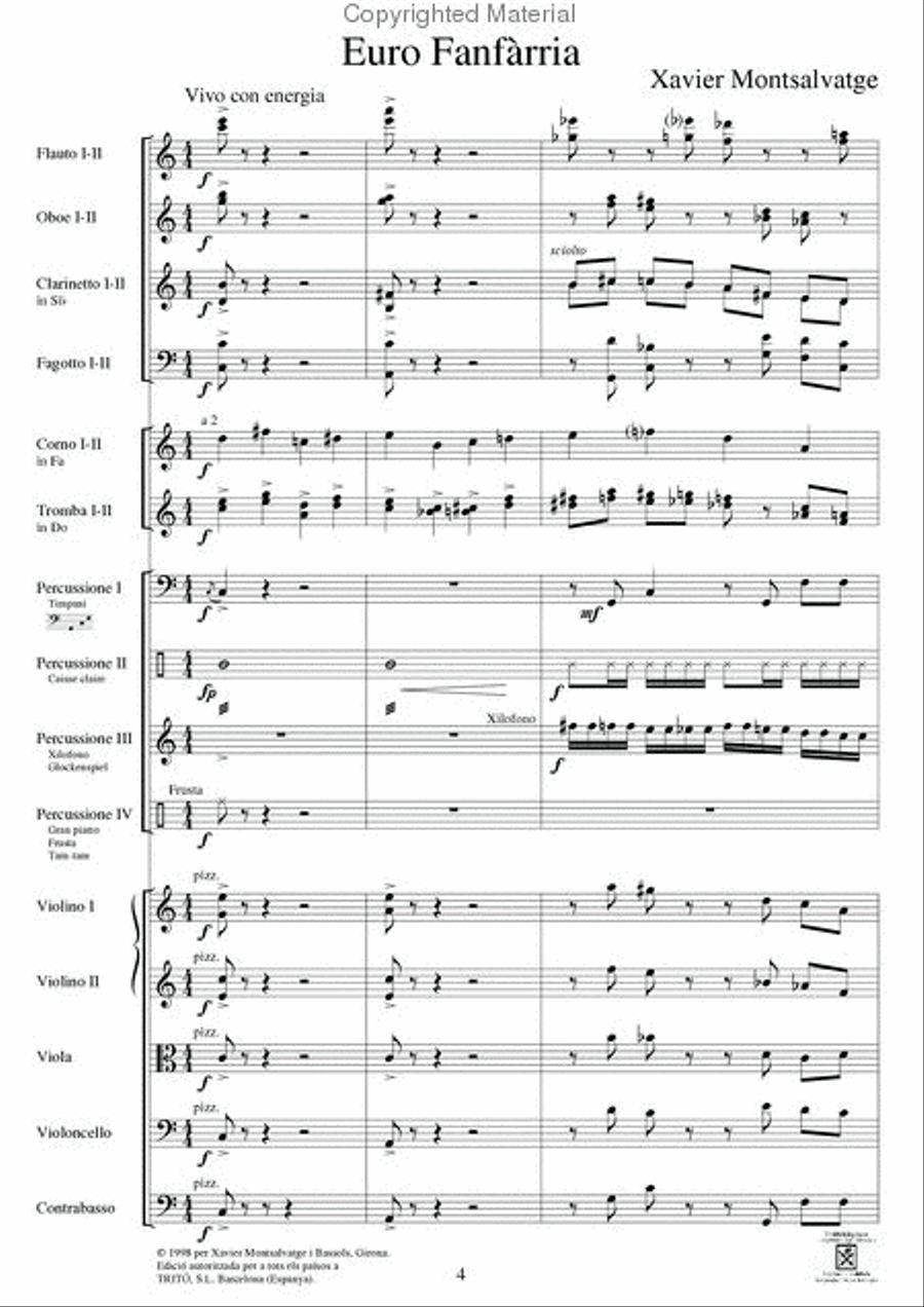 Euro fanfàrria Score scores gallery preview page 2