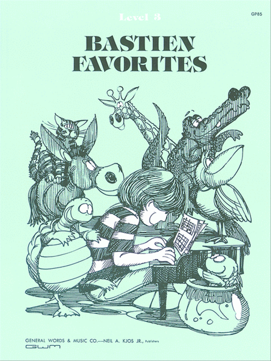 Bastien Favorites, Level 3 Piano Method scores gallery preview page 1