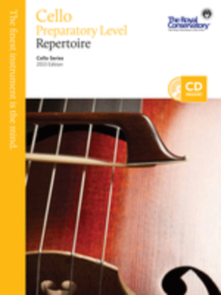Book cover for Cello Repertoire Preparatory Level