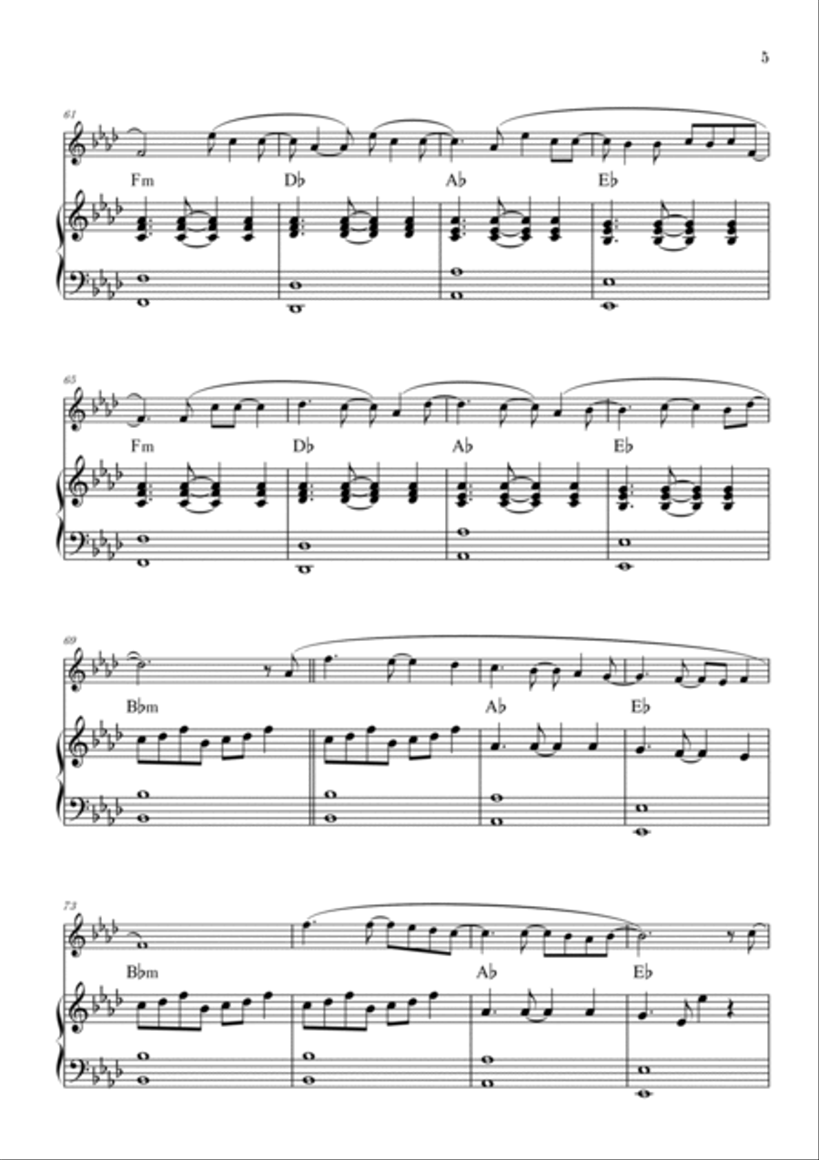 All Of Me Piano scores gallery preview page 5