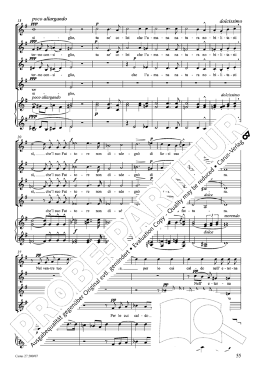 Quattro pezzi sacri Orchestra scores gallery preview page 56