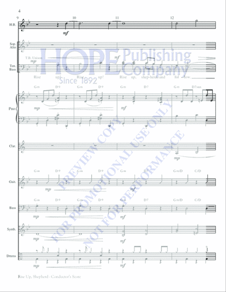 Rise Up, Shepherd Rise Up, Shepherd Choir scores gallery preview page 4