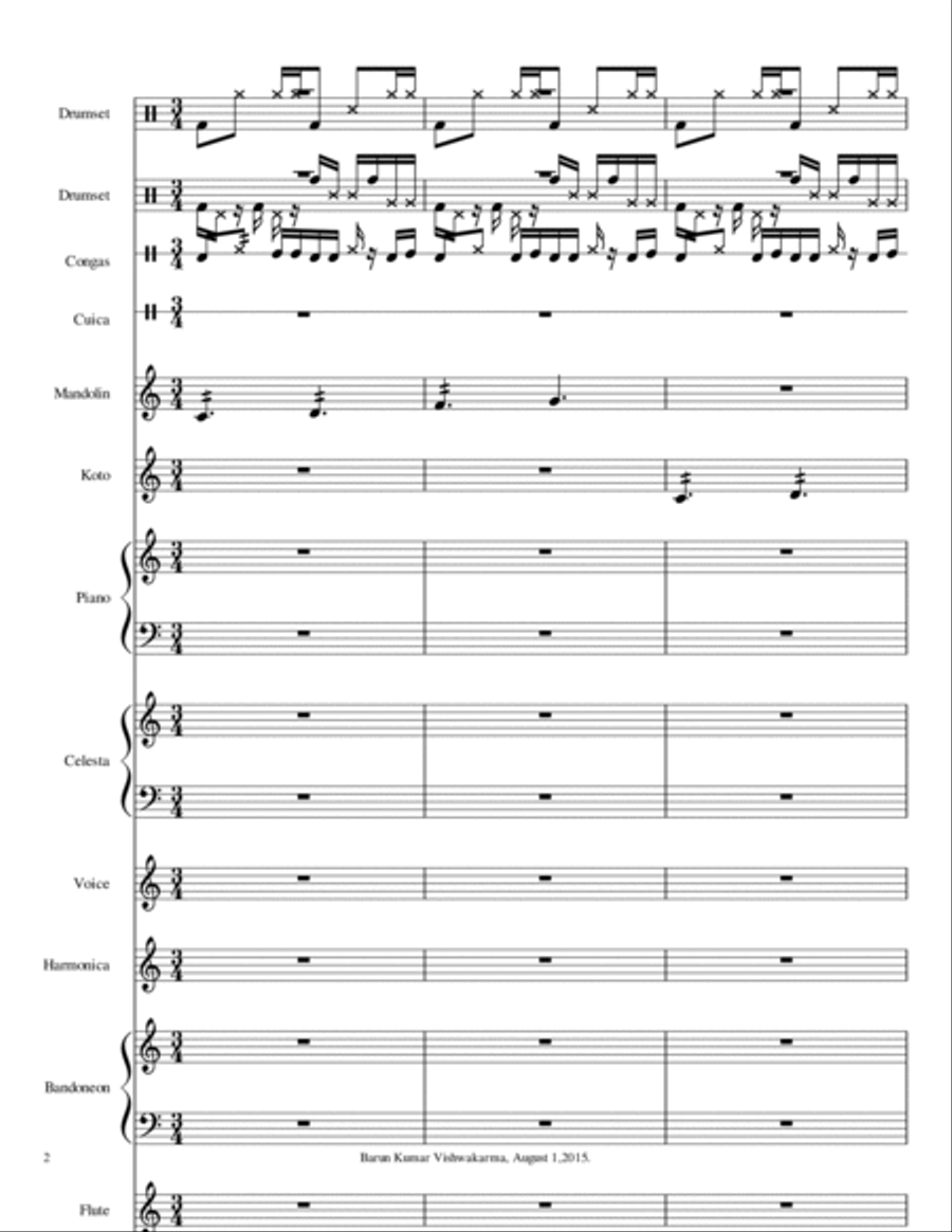 Barun3WaltzFilmDanceMusic Small Ensemble scores gallery preview page 2