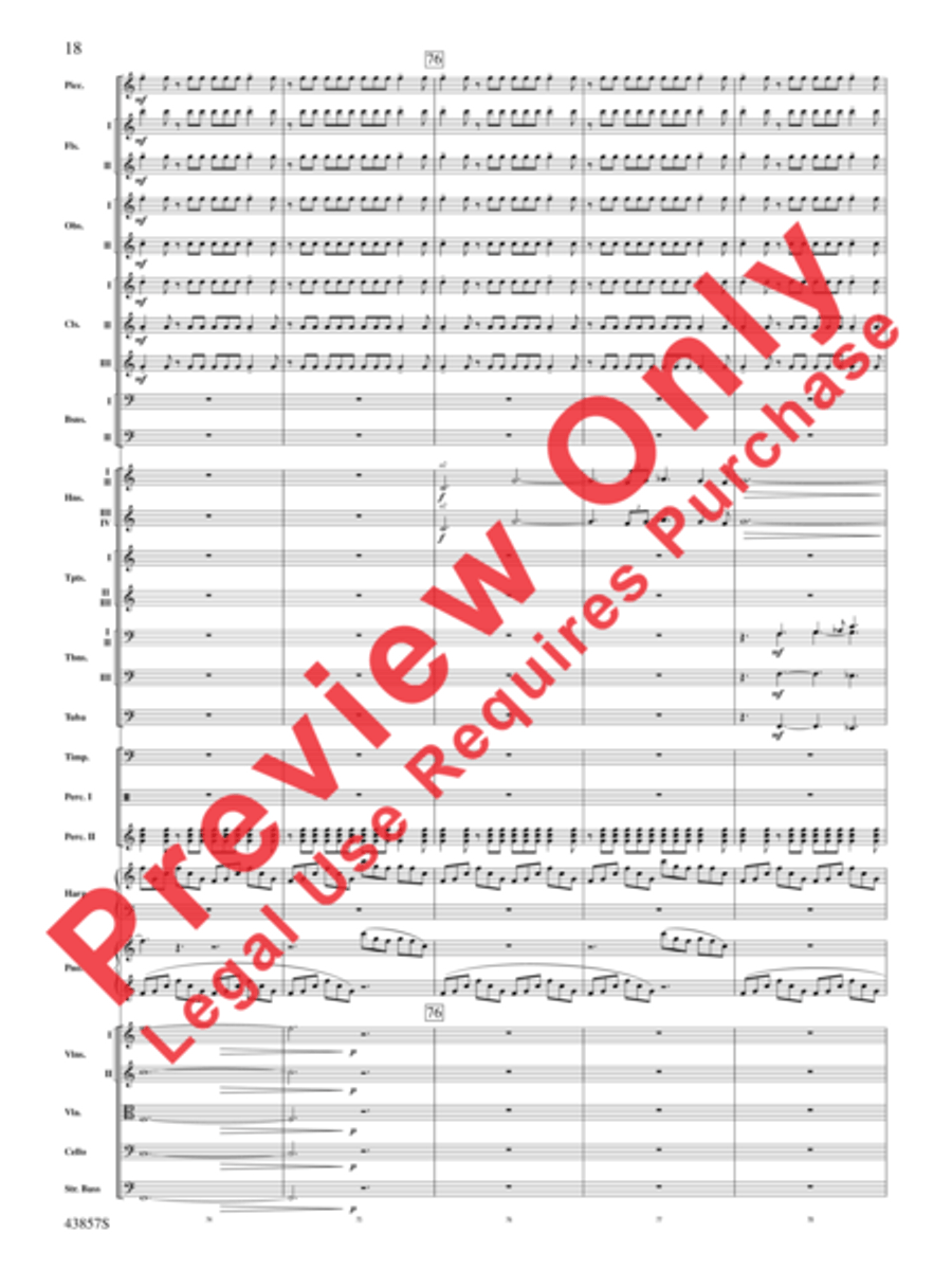 Unconquered Full Orchestra scores gallery preview page 19