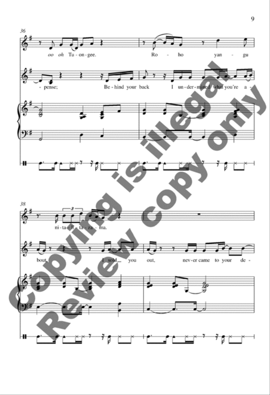 Reconcile Unison Choir scores gallery preview page 9