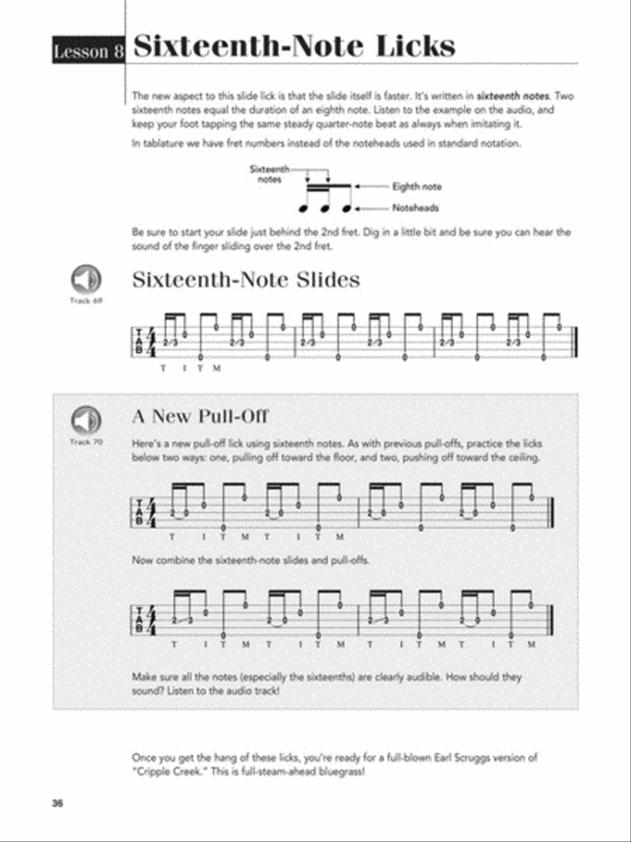 Play Banjo Today! Beginner's Pack Guitar Tablature scores gallery preview page 7