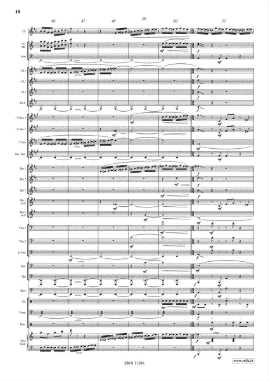 Swingair Bumble Bee Swingair Bumble Bee Concert Band scores gallery preview page 11