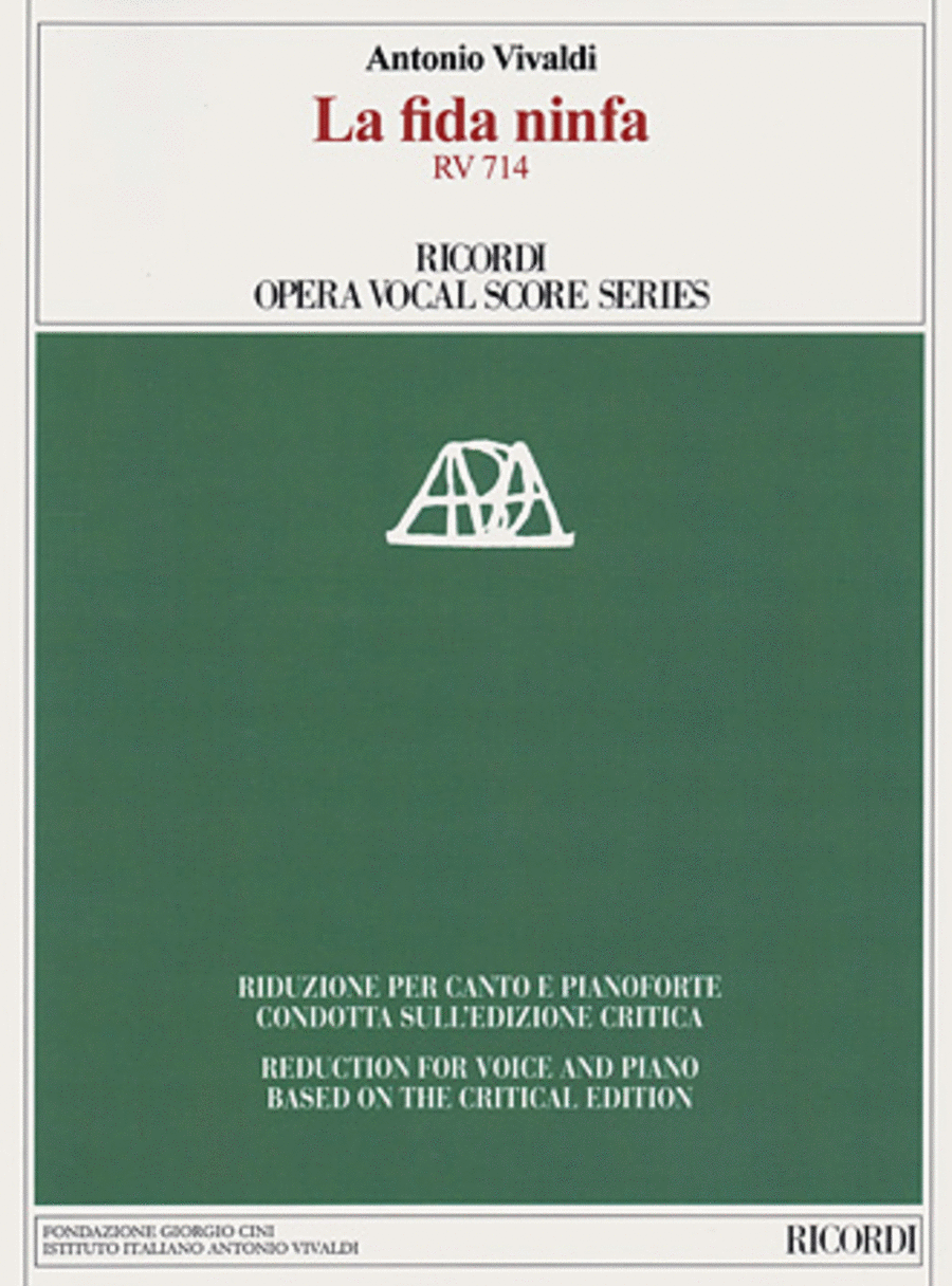 La fida ninfa, RV 714 Voice scores gallery preview page 1