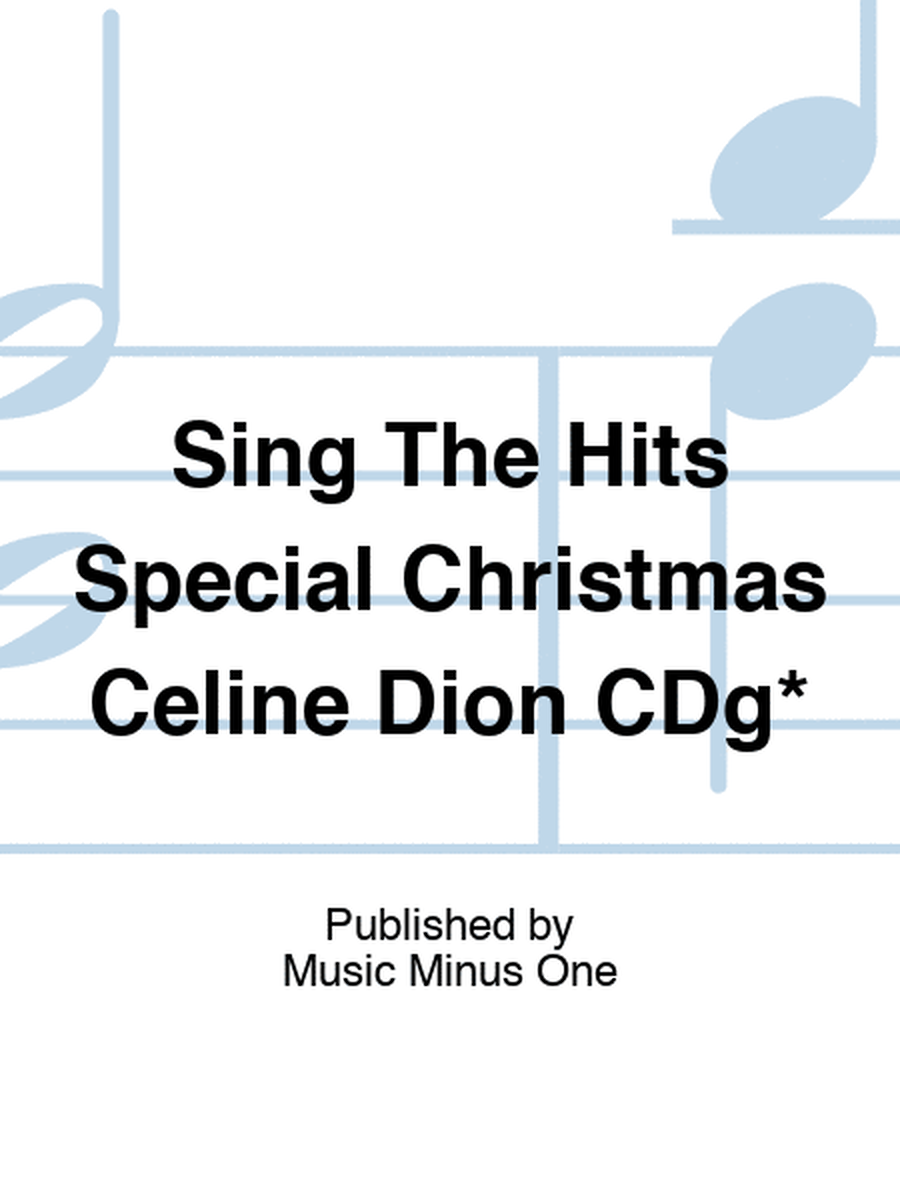 Sing The Hits Special Christmas Celine Dion CDg*