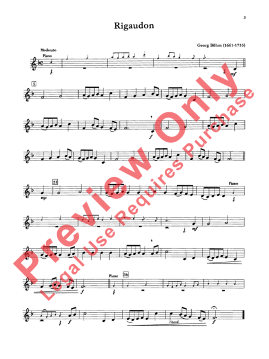 Belwin Master Solos (Trumpet), Volume 1 Cornet scores gallery preview page 4