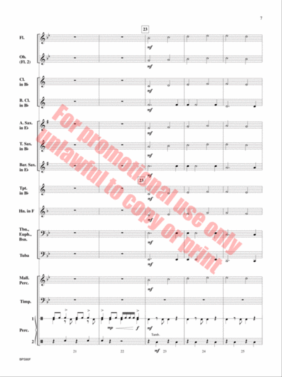 Rock Attack Concert Band scores gallery preview page 8