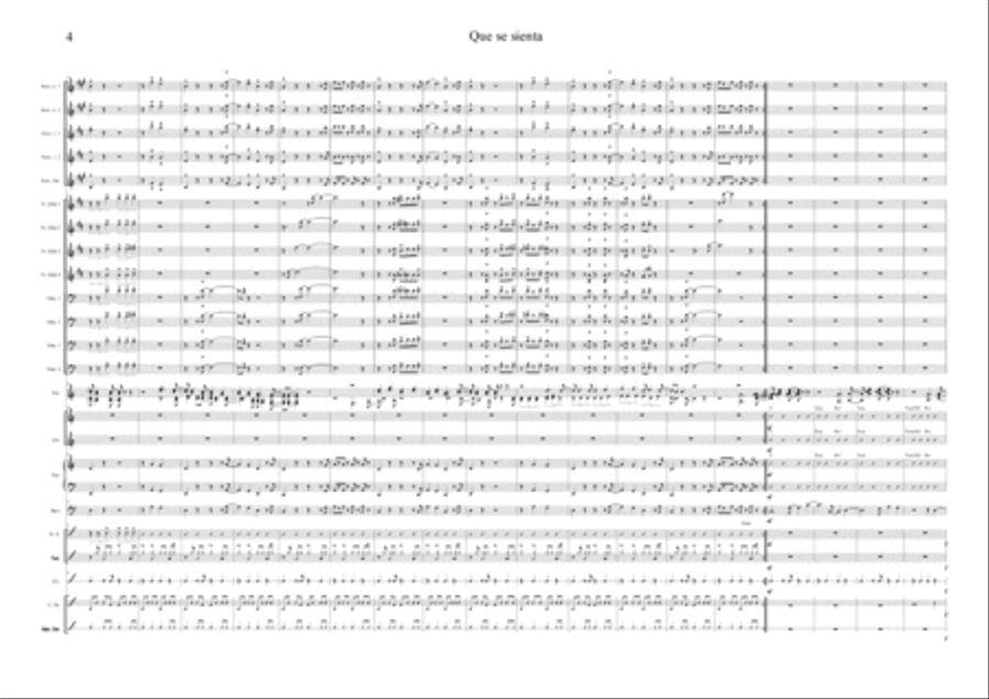Que se sienta Jazz Ensemble scores gallery preview page 4
