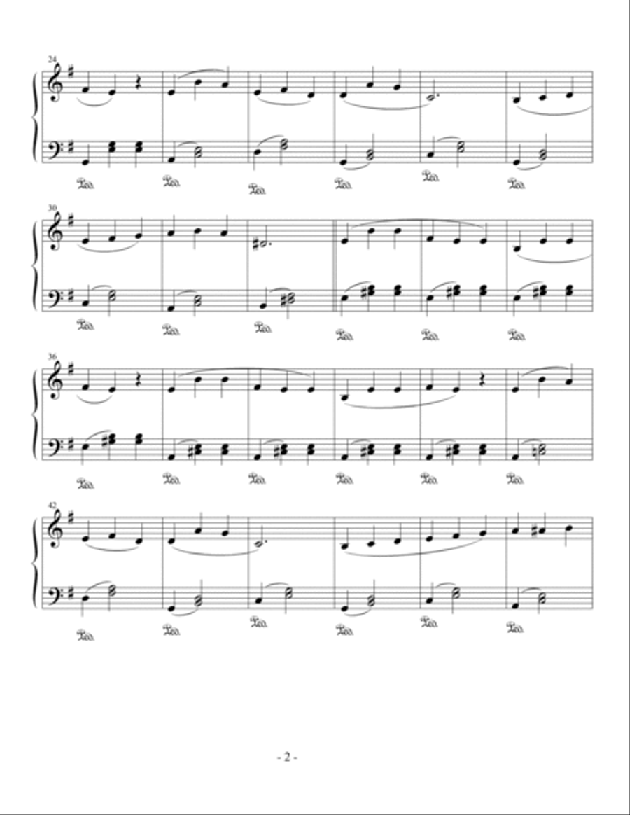 My Favorite Things Easy Piano scores gallery preview page 2