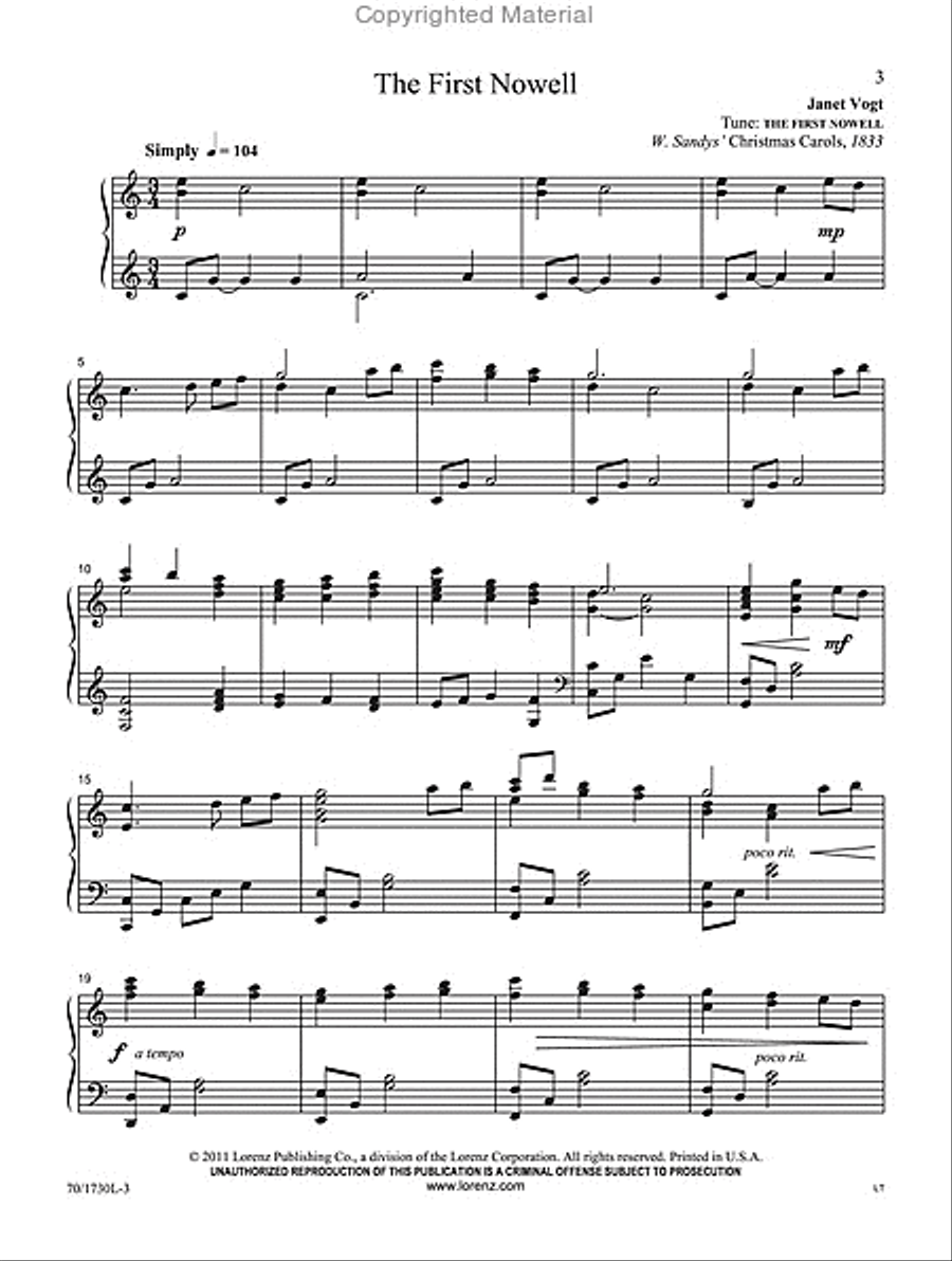 All Is Calm, All Is Bright Piano Solo scores gallery preview page 2