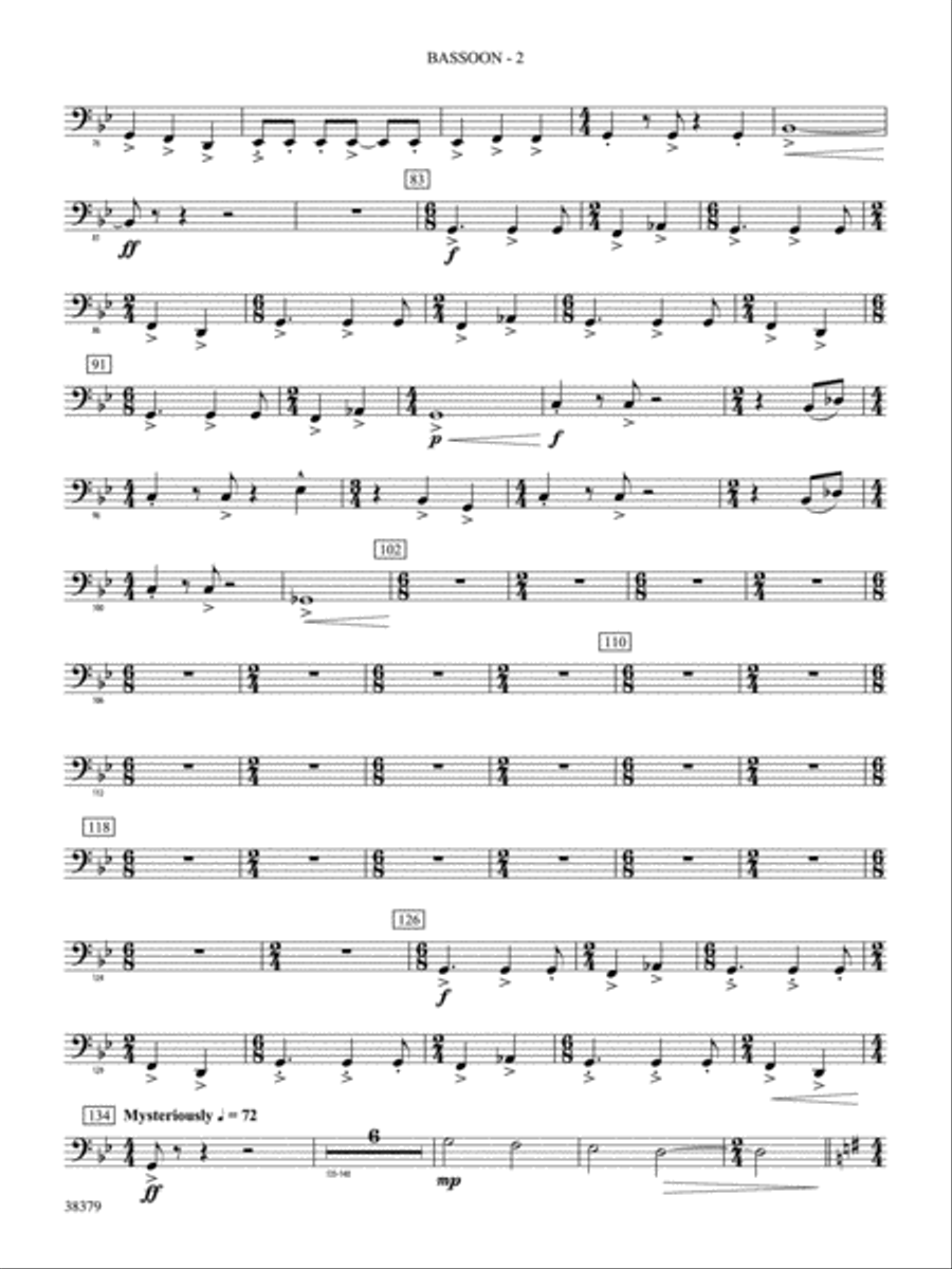 Vision Quest: Bassoon Concert Band scores gallery preview page 2