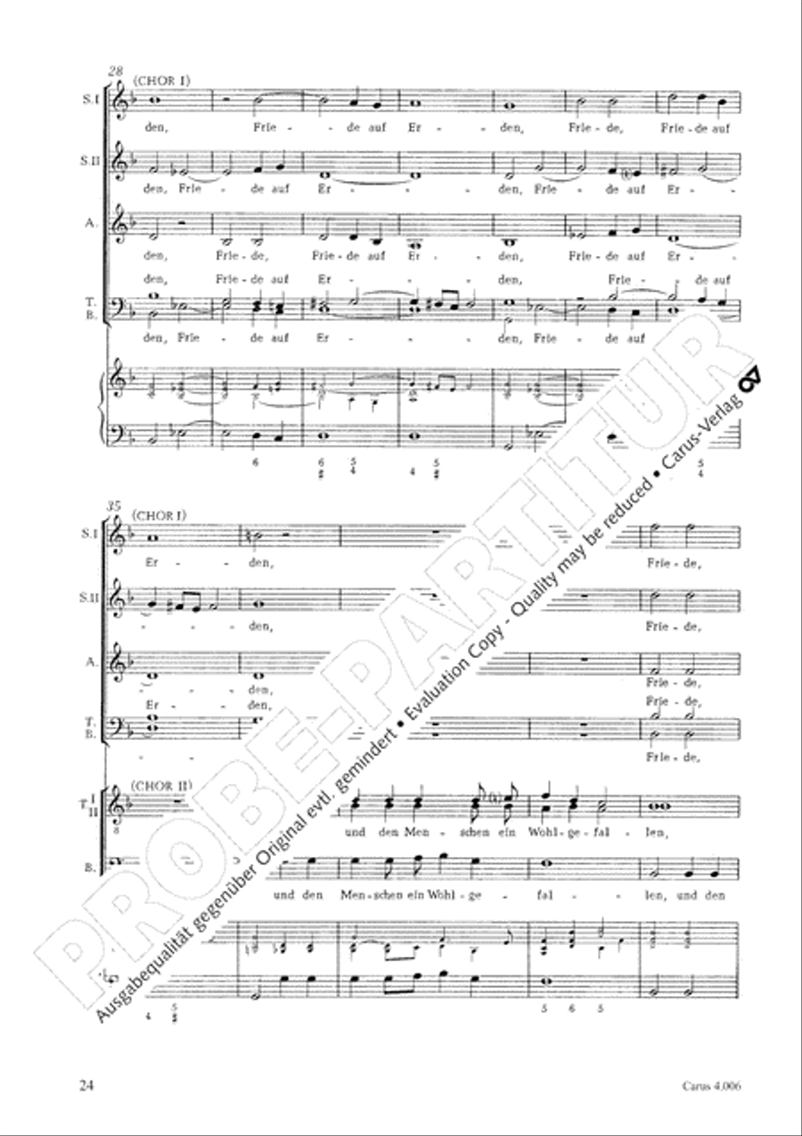 Ten motets Choir scores gallery preview page 26