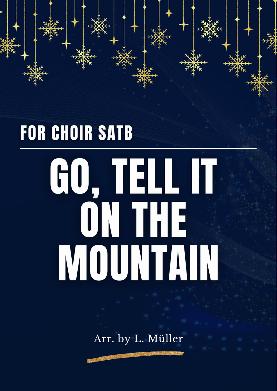 Go! Tell It on the Mountain (SATB) 4-Part scores gallery preview page 2
