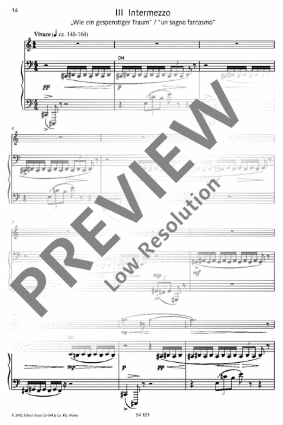 Capriccio notturno Flute scores gallery preview page 11