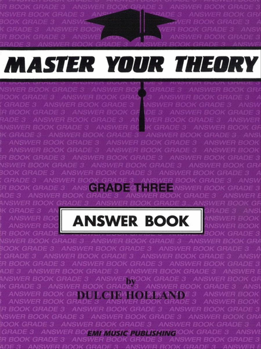 Master Your Theory Answer Book 3 Answer Guides scores gallery preview page 1