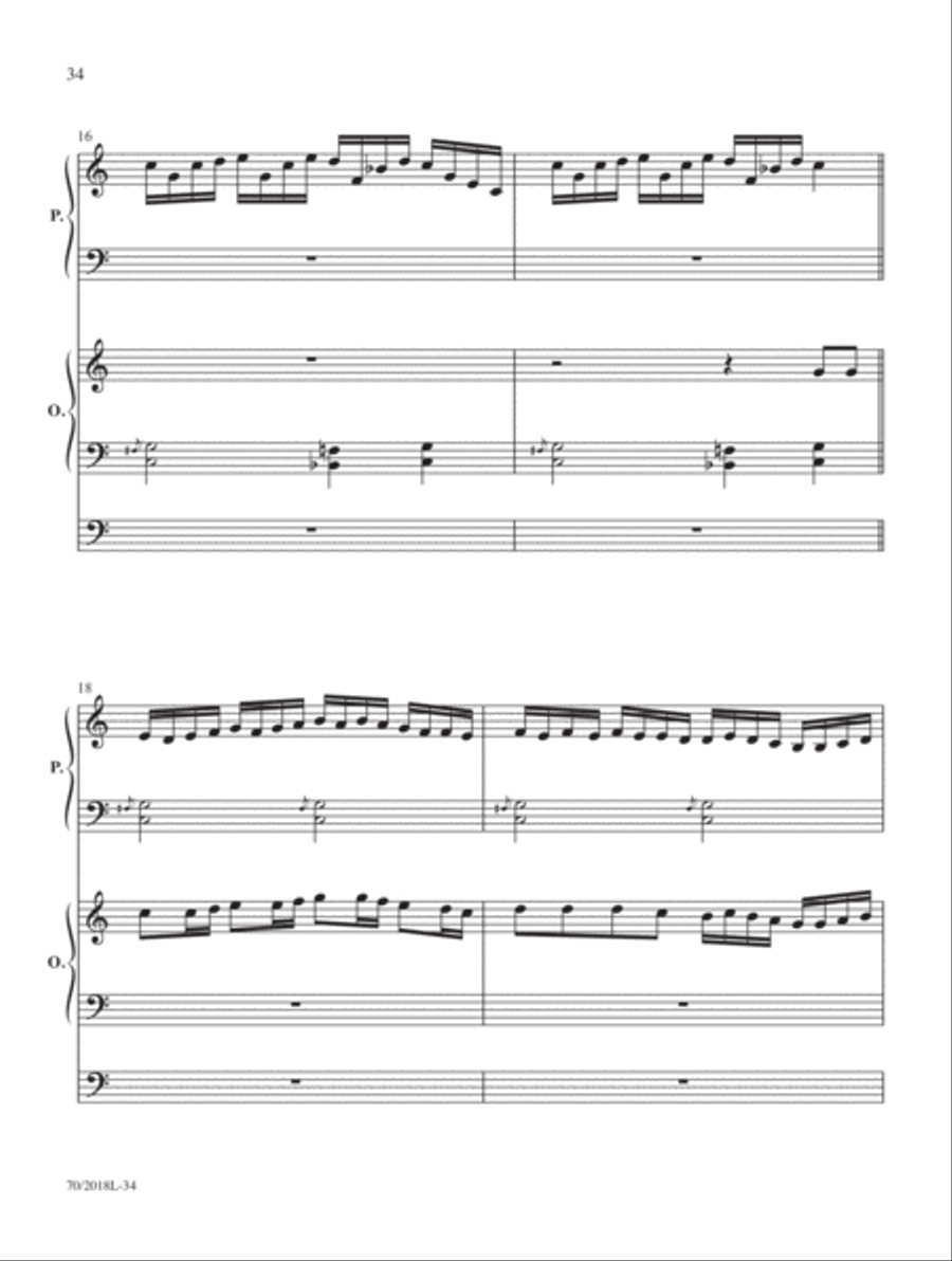 Holy Manna Organ scores gallery preview page 21