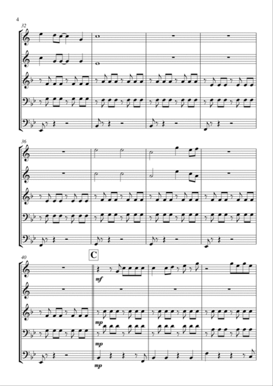 I'm Yours I'm Yours Brass Ensemble scores gallery preview page 5