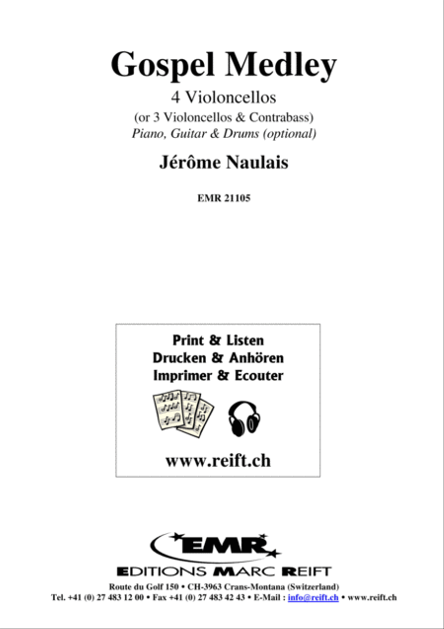 Gospel Medley Gospel Medley Cello scores gallery preview page 2