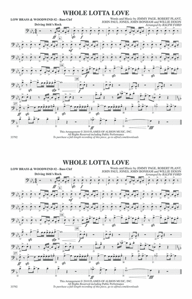 Whole Lotta Love: Low Brass & Woodwinds #2 - Bass Clef