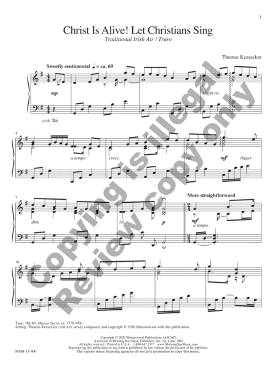 Easter Hope Piano Solo scores gallery preview page 4
